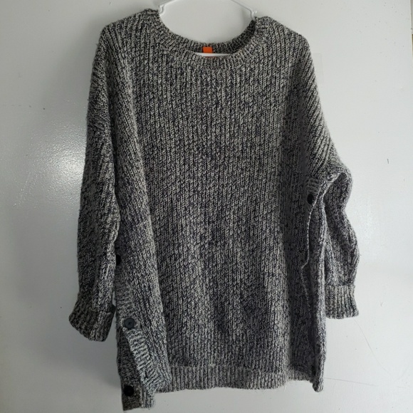 Joe Fresh Sweaters - Light Grey & Navy-•Joe Fresh•| Chunky-Knit Sweater